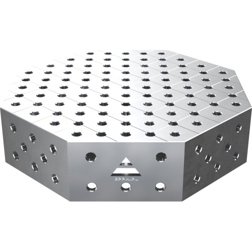 Aštuoniakampis suvirinimo stalas OCT INOX 1000×1000 mm - 800x800mm