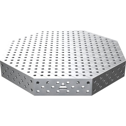 Aštuoniakampis suvirinimo stalas OCT INOX 1000×1000 mm - 1400x1400mm