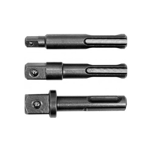 1/4"+3/8"+1/2" Adapterių SDS+  rinkinys 3vnt.