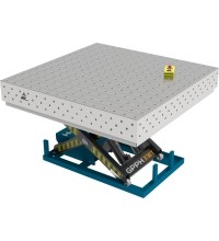 PRO INOX Welding Table 1500×1000 mm with Hydraulic Lift System - 1500x1480mm