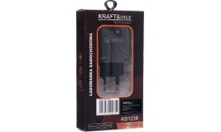 Įkroviklis 220V greito krovimo 2xUSB/2.1A +1USB/QC3.0