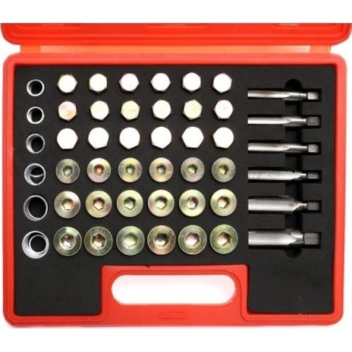 Oil pan thread repair kit 114pcs