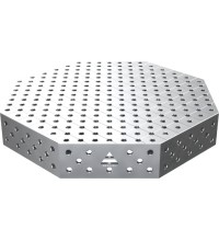 Octagonal welding table OCT INOX 600 × 600 mm - 1200x1200mm