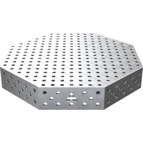 Octagonal welding table OCT INOX 600 × 600 mm - 1200x1200mm