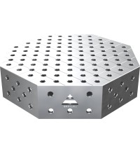Octagonal welding table OCT INOX 600 × 600 mm - 800x800mm