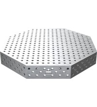 Octagonal welding table OCT INOX 600 × 600 mm - 1400x1400mm
