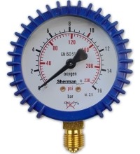 Pressure gauge ⌀ 63mm for TURBO Oxygen reducer - 16