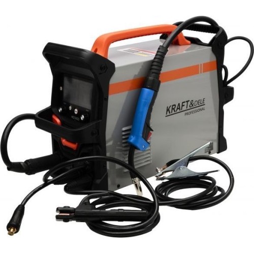 Inverterinio suvirinimo aparato 255A MIG / MMA / LIFT TIG KOMPLEKTAS (aparatas + dujų balionas CO2 5L + reduktorius + viela + k