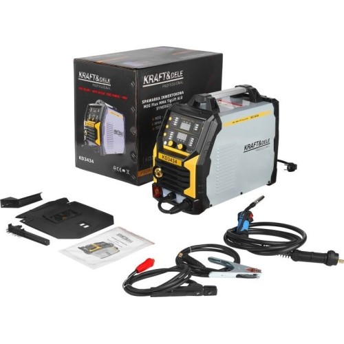 Inverterinio suvirinimo aparato KOMPLEKTAS MIG MIG Flux MMA TigLift SYNERGY 255 (aparatas + dujų balionas CO2 5L + reduktorius 