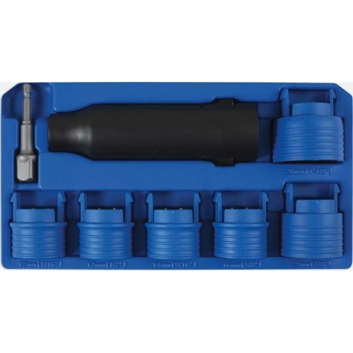 Smeigių ir ratų varžtų valymo šepetėlių rinkinys 9vnt.