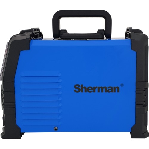 Inverterinis suvirinimo aparatas Sherman MMA 200 Speedy, su plastikiniu lagaminu ir priedais