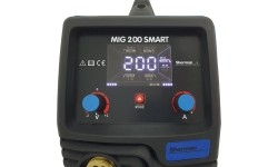 Inverterinis suvirinimo aparatas Sherman MIG 200 SMART  (aparatas + dujų balionas CO2 5L + reduktorius + viela + priedai)