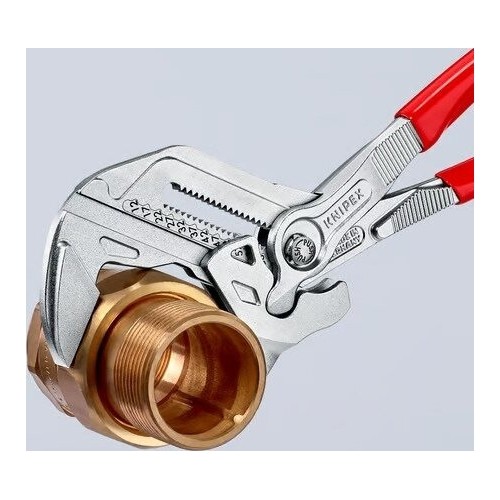 Santechninės replės-raktas KNIPEX su fiksavimu - L180mm