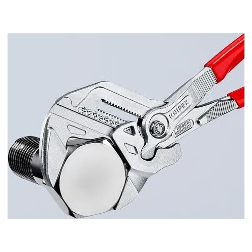 Santechninės replės-raktas KNIPEX su fiksavimu - L180mm