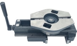 QB machine swivel vice - Lūpų plotis 160mm, 24.0kg