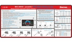 Sherman MIG 200HD synchronous inverter welder