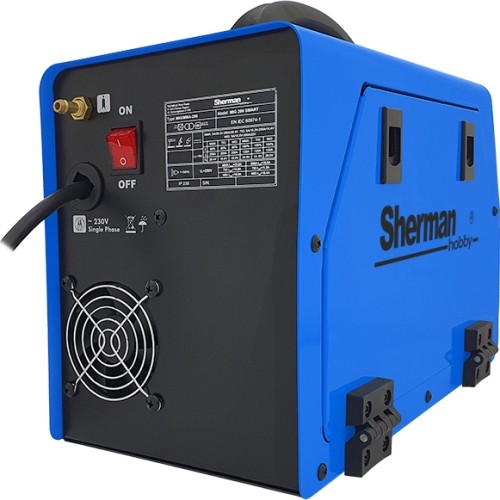 Inverter welder Sherman MIG 200 SMART (machine + gas cylinder CO2 5L + gas reducer + wire + other)