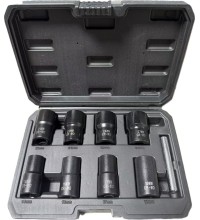 Bolt extractor socket set 10pcs, 1/2" Dr.