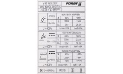 Inverter welding machine FORBY® MIG-300GL Digital