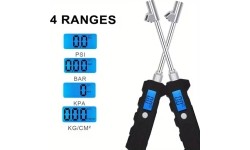 Tire pressure gauge digital extended