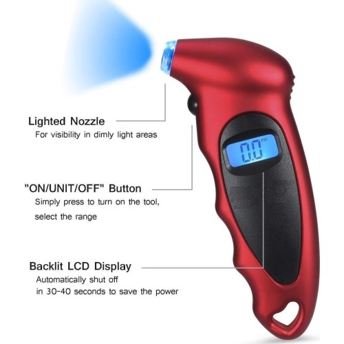 Tire pressure gauge digital