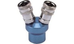 Air quick coupler 2-way 1/2"