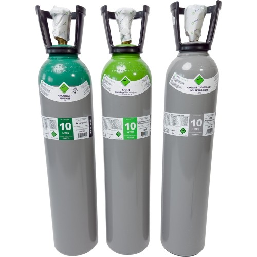 Gas cylinder (EURO PH 300 BAR) (MIX ArC18) (filled) - 10