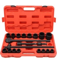 3/4" Dr. impact socket set 21pcs (21-50mm) 12pt