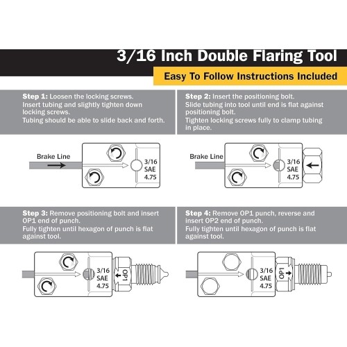 Flaring tool 3/16"