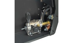 Inverter welder DUALMIG 210 S4 with wheels and cylinder shelf