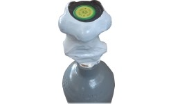 Gas cylinder (filled with CO₂ gas) with a settling tube for filling SodaStream cylinders