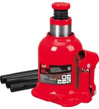 Hydraulic welded bottle jack. Economic class, 20t TUV