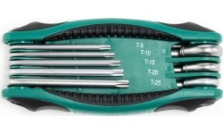 Foldup TORX set 8pcs. (TT9-T40) with hole