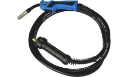 MIG 200 SMART inverter welder with wheels and cylinder shelf