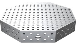 Octagonal welding table OCT INOX 600 × 600 mm - 1200x1200mm