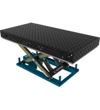 Welding table EXPERT 1500×1000 mm with hydraulic lifting system - 2400x1200mm - EXPERT