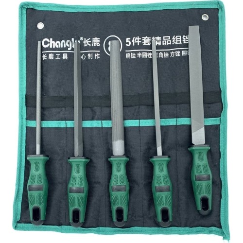 Steel files set 5pcs 200mm