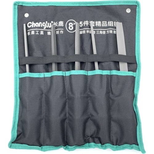 Steel files set 5pcs 200mm