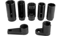 1/2" Dr. Oxygen sensor socket set 7pcs