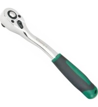 1/4" Dr. Quick-release ratchet curved, L160mm 72 teeth
