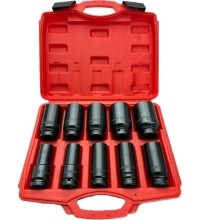 3/4" Prailgintų smūginių galvučių rinkinys (19-41mm) 10vnt.