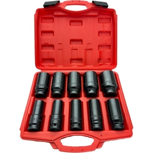 3/4" Prailgintų smūginių galvučių rinkinys (19-41mm) 10vnt.