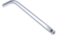 L-tipo šešiakampis raktas, apvalia galvute - 2.5mm