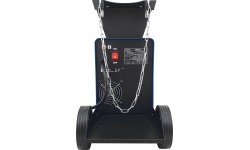 MIG 200 SMART inverter welder with wheels and cylinder shelf