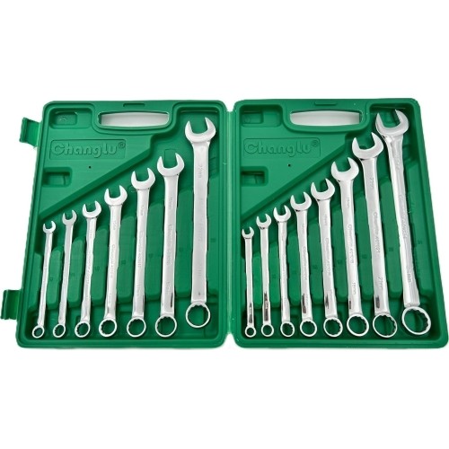 Combination wrench set 15pcs (8-24mm)(BMC)
