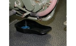 Oil drain pan for motorcycle (plastic) 2.5l