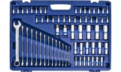 1/4" + 3/8" + 1/2" Dr. Socket wrench set 218pcs.