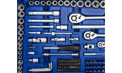 1/4" + 3/8" + 1/2" Dr. Socket wrench set 218pcs.