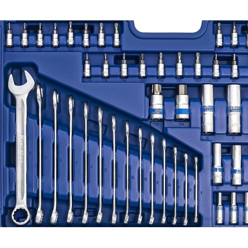 1/4" + 3/8" + 1/2" Dr. Socket wrench set 218pcs.