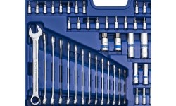 1/4" + 3/8" + 1/2" Dr. Socket wrench set 218pcs.